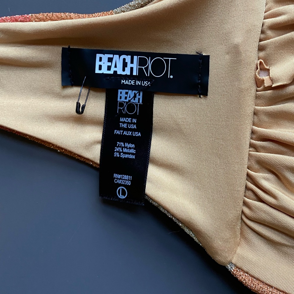 Beach Riot Multicolor Bikini Top - Picture 7 of 8